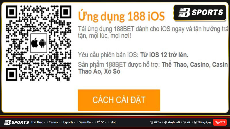 Giao diện 188bet cho điện thoại mang đến cho khách hàng những trải nghiệm tuyệt vời