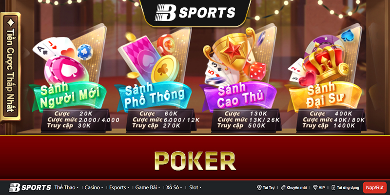 3 đôi thông cũng xuất hiện tại Poker
