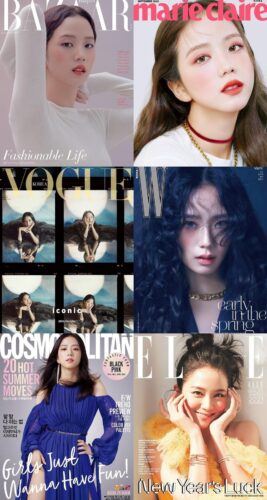 JISOO trên bia tạp chí