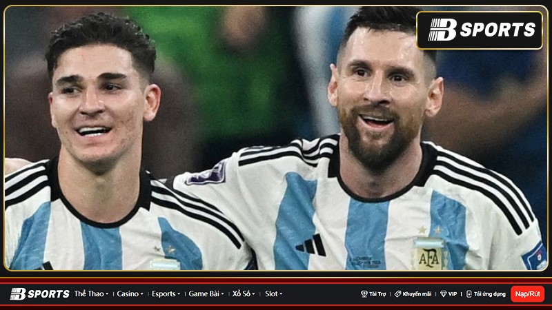 Alvarez đã đóng góp được 4 bàn thắng sau 7 trận đấu cho Argentina tại VCK World Cup 2023 vừa qua