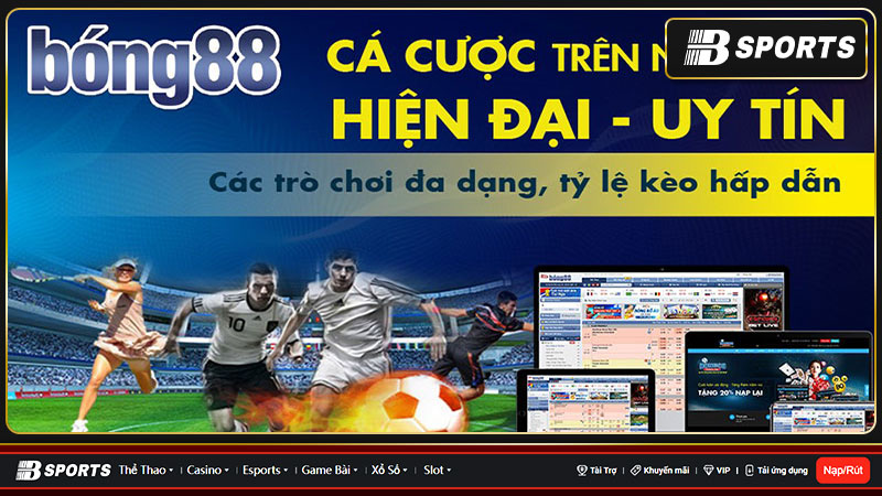 Bóng88 đưa ra mức cược vô cùng phong phú và phù với với nhiều đối tượng
