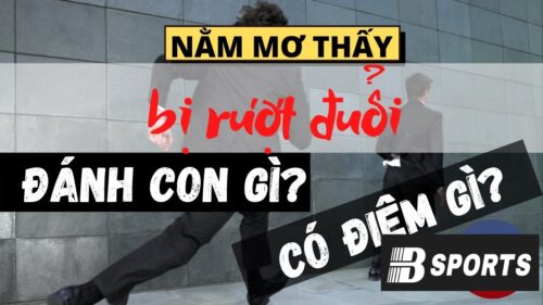 Ngủ mơ thấy bị rượt đuổi đánh ngay con gì
