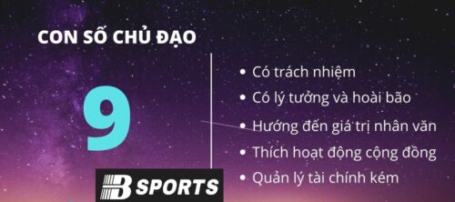 Số 9 chủ đạo có ý nghĩa gì trong thần số học?