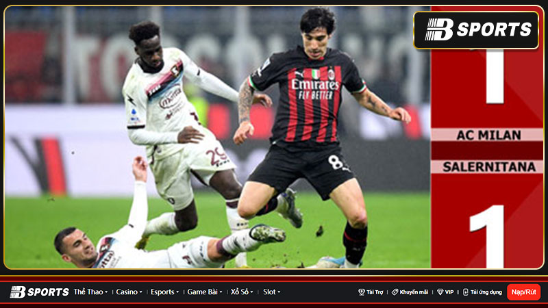 Tình hình phong độ của AC Milan trước trận đấu