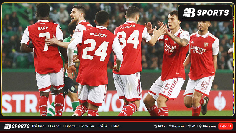Diễn biến hiệp 1 trận đấu Arsenal hòa Sporting 