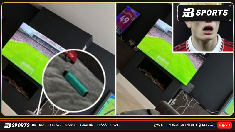 Garnacho gặp rắc rối khi để lộ ảnh hút vape