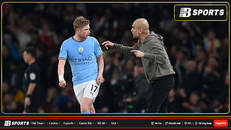 Pep chỉ trích Bruyne vì phong độ thi đấu sa sút