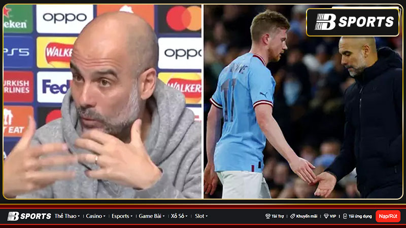 Pep chính thức lên tiếng khích tướng Kevin De Bruyne