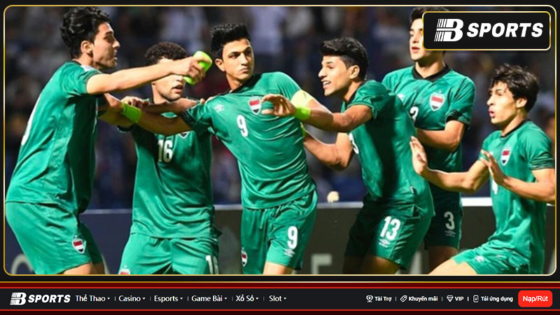 Dàn cầu thủ tham gia thi đấu tại Châu Âu của U23 Iraq