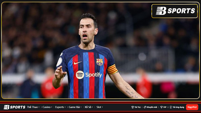 Sergio Busquets là người Messi bị phá vỡ kỷ lục