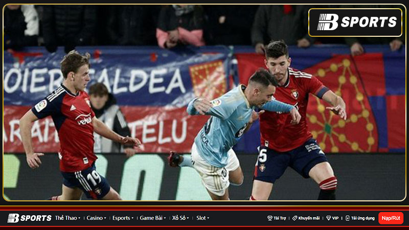 Osasuna hòa Celta Vigo tại La Liga