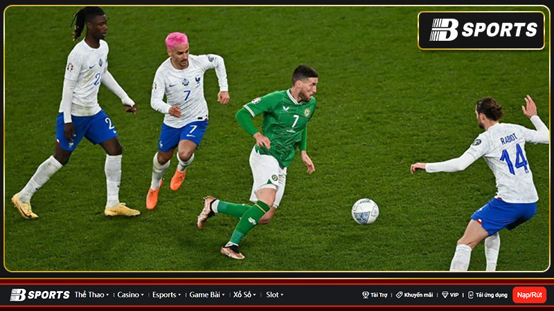 Pháp thắng Ireland 1-0 vòng loại Euro 2024