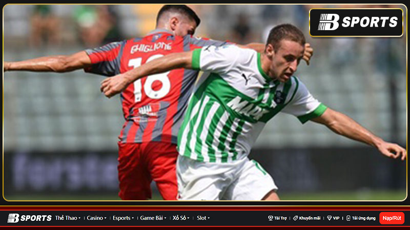Sassuolo thắng Cremonese tại Serie A