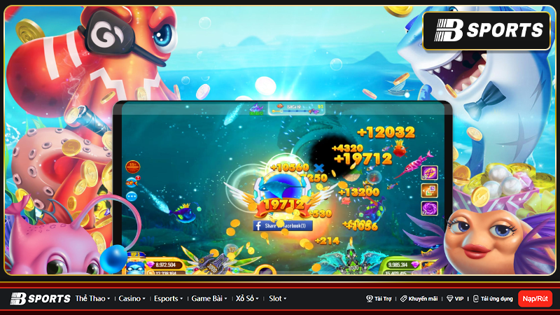 Sảnh game bắn cá 3 cây online siêu hấp dẫn