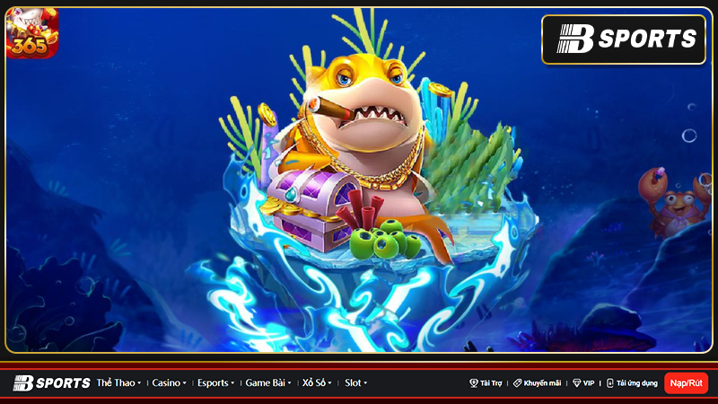 Tựa game giải trí đổi thưởng bắn cá 365
