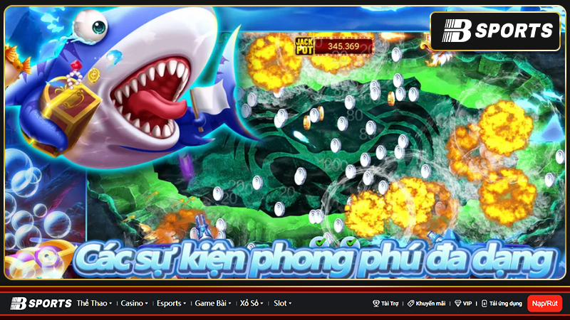Trải nghiệm game bắn cá biển sâu với đa dạng các chương trình khuyến mãi