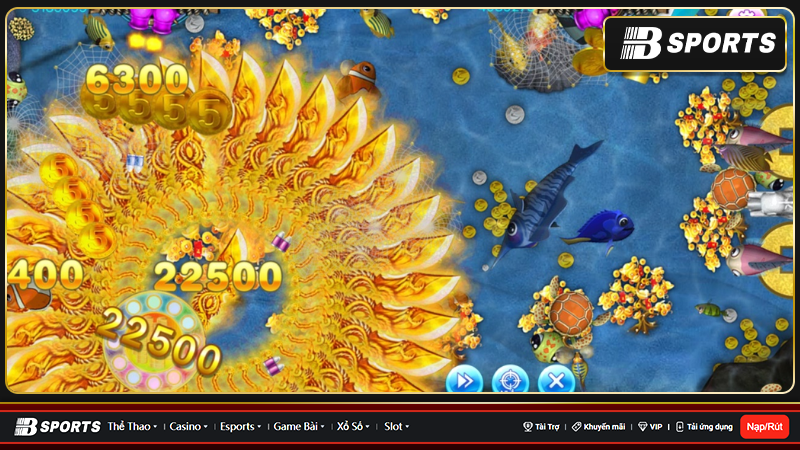 Lựa chọn tham gia tựa game bắn cá đổi thưởng online tại Bsports