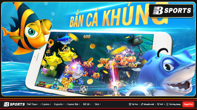 Những điểm ấn tượng tạo nên sức hấp dẫn của sân chơi bắn cá thần tài