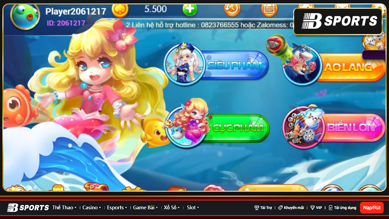 Chơi game bắn cá vip siêu đơn giản và hấp dẫn người chơi