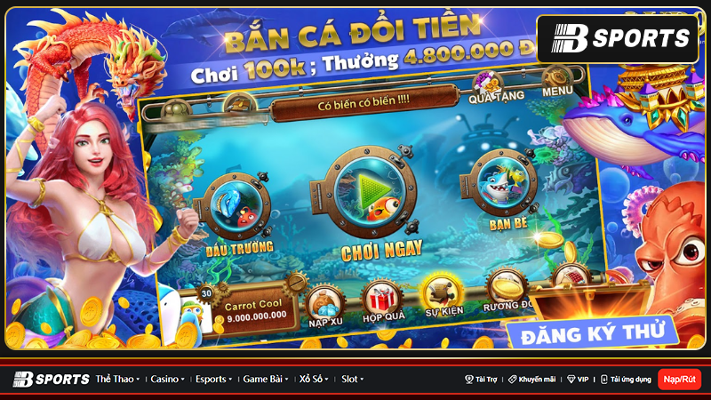 Lựa chọn tải app bắn cá vuabai9 tại sảnh nào uy tín