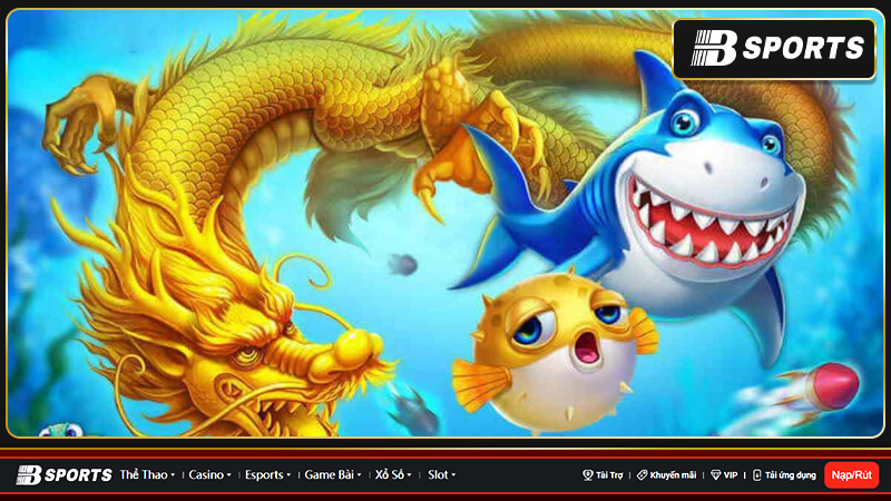 Chơi game bắn cá xèng cực hấp dẫn và với luật chơi đơn giản