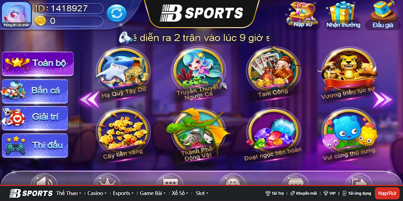 Bingo Club là cổng game bắn cá đích thực