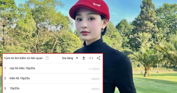 Top 1 trending lượt tìm kiếm