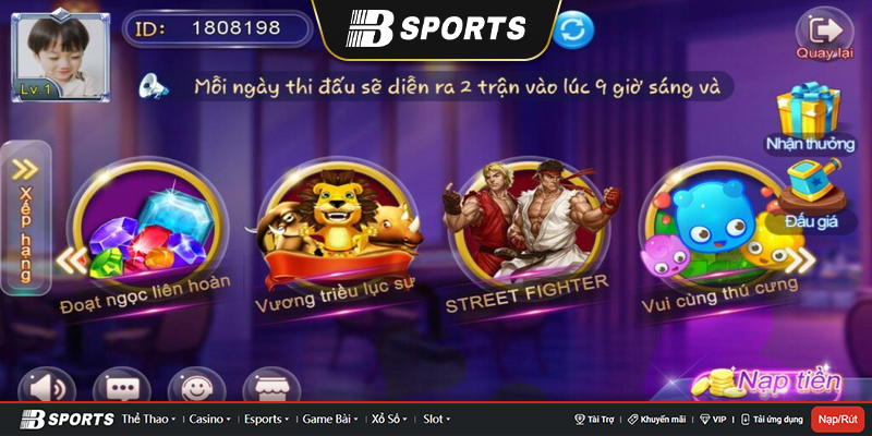 Đồ họa Bingo Club đẹp mắt và hiện đại