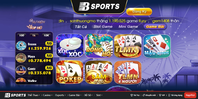 Game Bài đổi thưởng