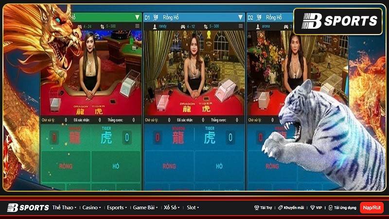 game rồng hổ