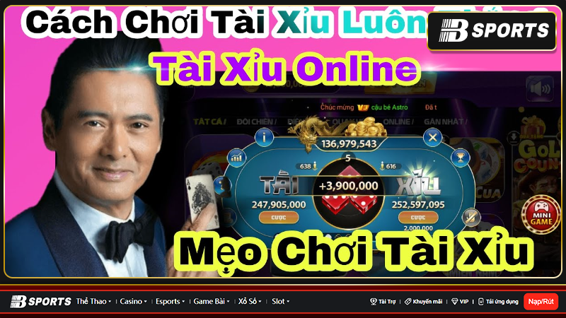 Mẹo cầu Tài Xỉu được vận dụng 