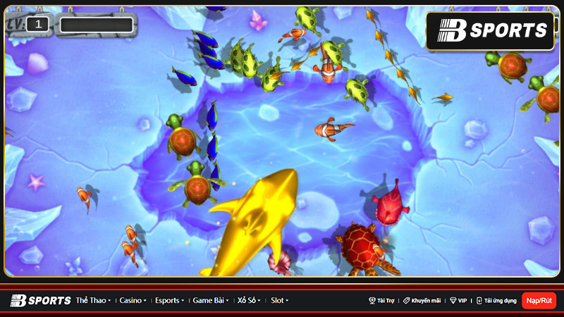 Game vui bắn cá đa dạng các hình thức bắn cá cực hấp dẫn