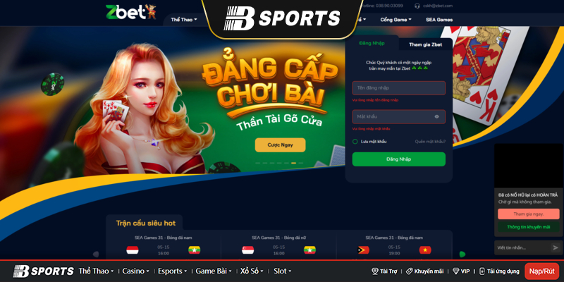 Hệ thống bảo mật Zbet đảm bảo an toàn 100%