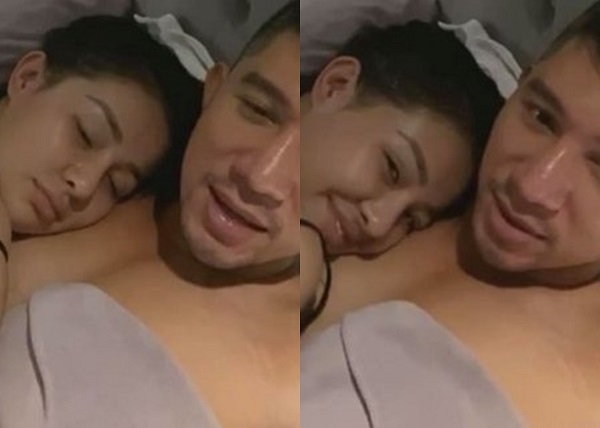 Cảnh thân mật của nàng với bạn trai
