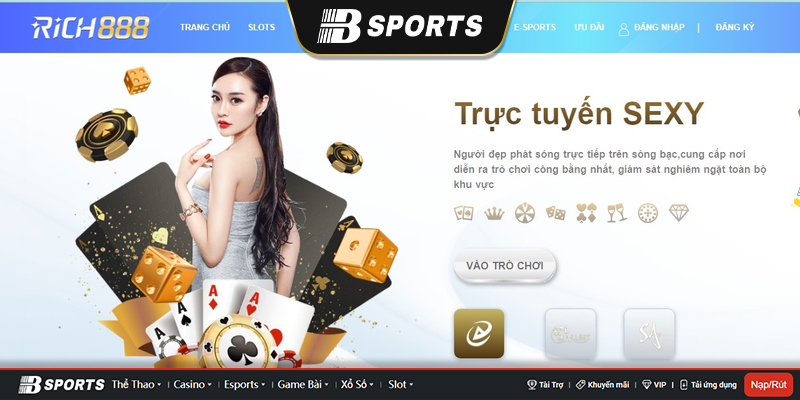 Nhiều tựa game Rich888 có thể lựa chọn