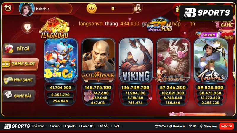 Bsports chia sẻ cụ thể về cổng game nổ hũ 86 đổi thưởng