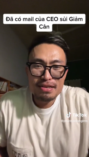 Phan Bảo Long cập nhật rằng CEO của nhãn hàng đã gửi email cho mình