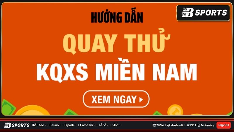 Quay thử xổ số miền Nam