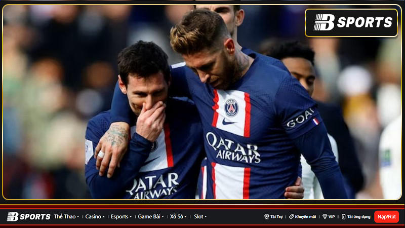 PSG hoãn các cuộc đàm phán hợp đồng với cả Ramos và ngôi sao tiền đạo Lionel Messi