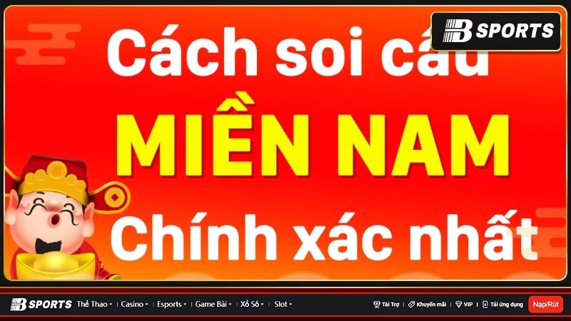 Soi cầu xổ số miền Nam