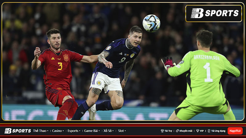 Tây Ban Nha thua Scotland