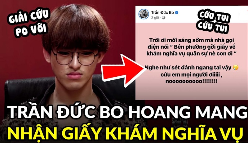 Anh chàng hoang mang vì nhận giấy khám nghĩa vụ