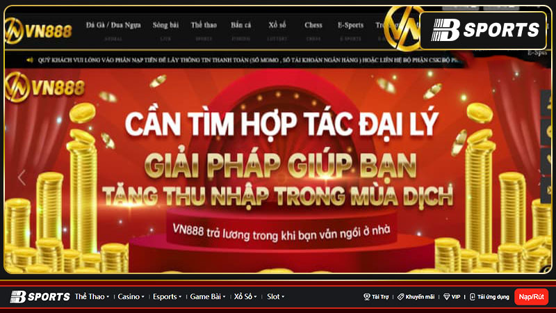 VN888 - Cá cược an toàn, xuống tiền an tâm