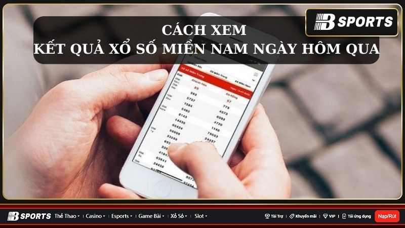 Xổ số miền Nam ngày hôm qua