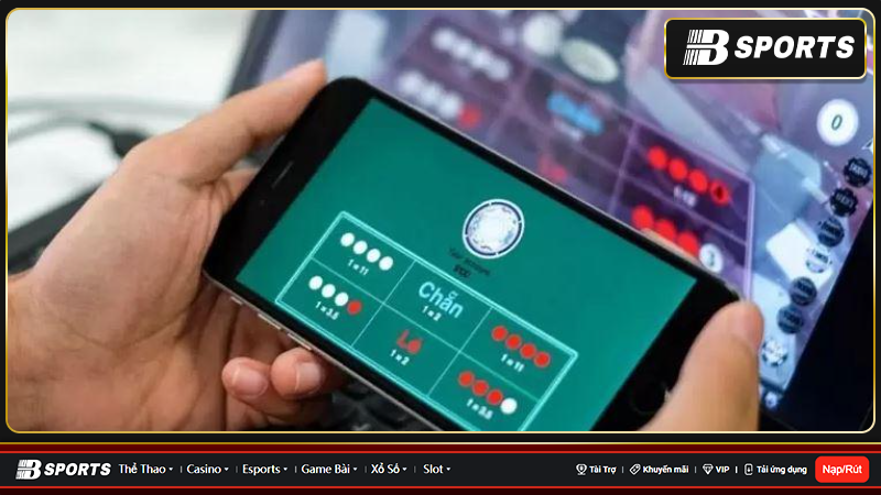 Chơi xóc đĩa trên thiết bị thông minh