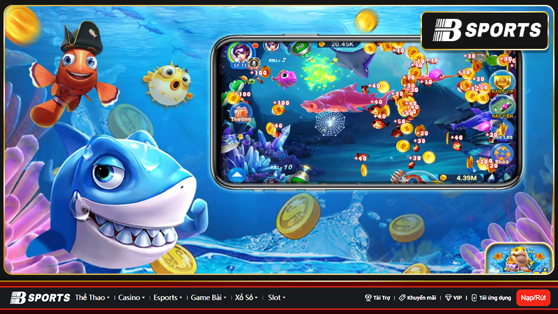 Tham gia trải nghiệm game yêu bắn cá siêu cuốn hút