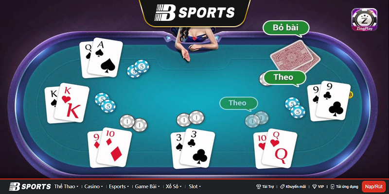 Vòng 4 trong ván W88 Poker: River