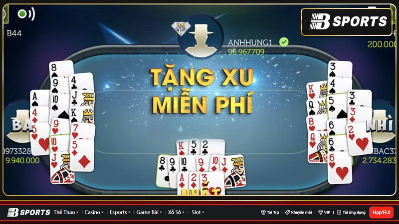 Hệ thống game bài iVegas đa dạng