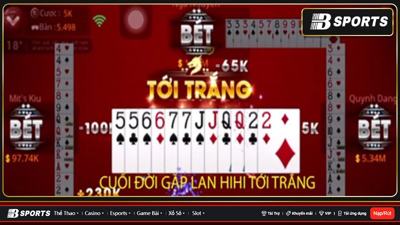 Luật tới trắng tiến lên là gì?