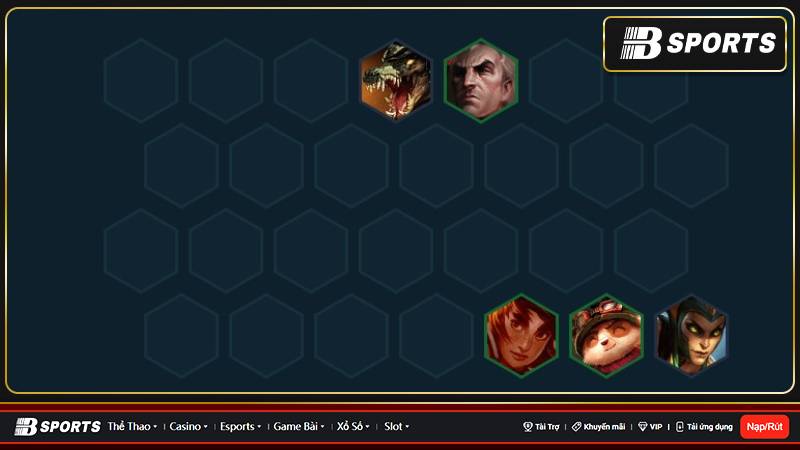 Đầu game đội hình DTCL Azir 